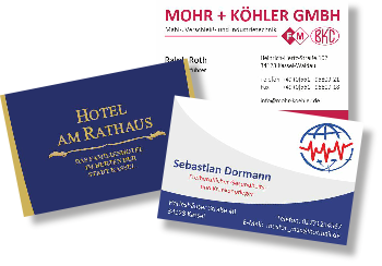 Visitenkarten direkt im Shop bestellen Visitenkarten